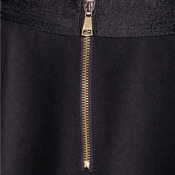 bebe Black High-Low Ruffle Chiffon Skirt - Picture 3 of 4